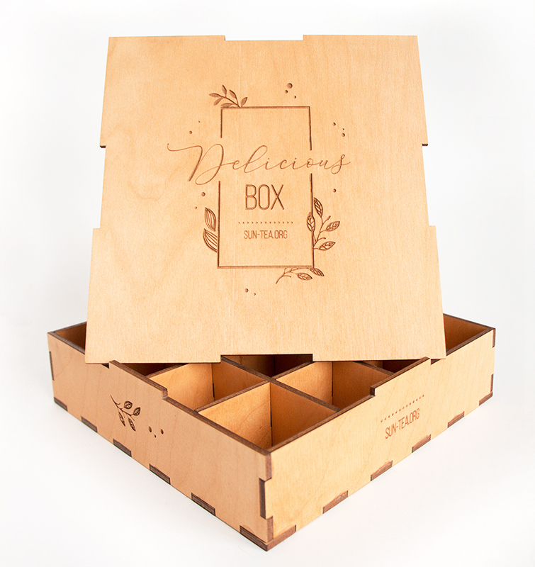 Пустая коробчка орехов 4х4