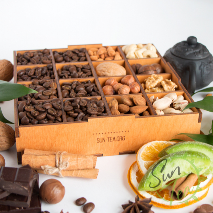 Набор "Coffee and Nuts" купить с доставкой, интернет магазин SunTea в